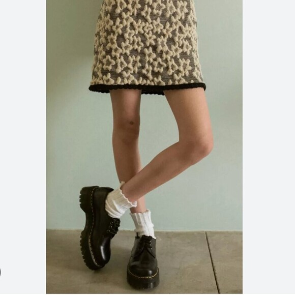 Dr. Martens 1461 Distressed Patent Leather Platform Shoe Black Size 7 - Picture 2 of 9